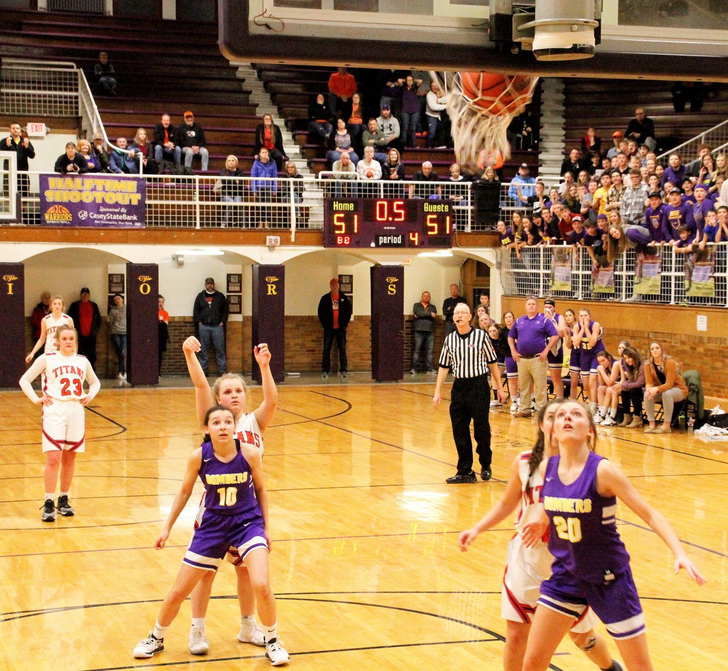 Thaylee Barry's winning free throw